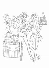 Barbie Coloring Pages Movies Fanpop Colouring Birthday Doll sketch template