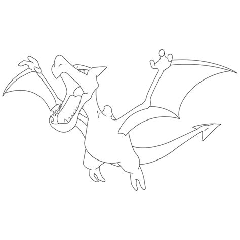 aerodactyl pokemon coloring pages png  file