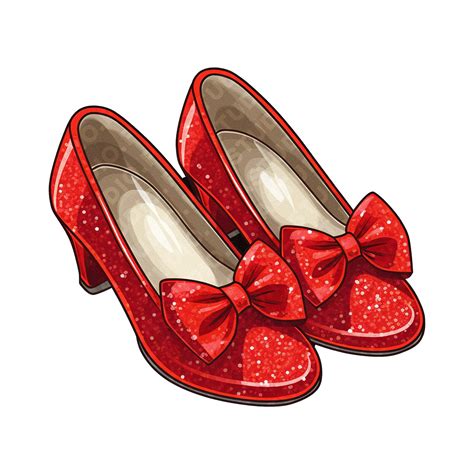 ruby slippers transparent png clipart  sticker design asset etsy