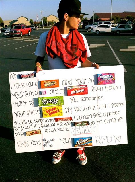 love this sadie hawkins candy signs dance proposal