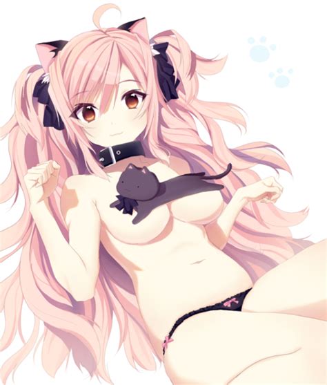 anime cute ecchi anime erotic and sexy anime girls schoolgirls with tits pantsu panties cats