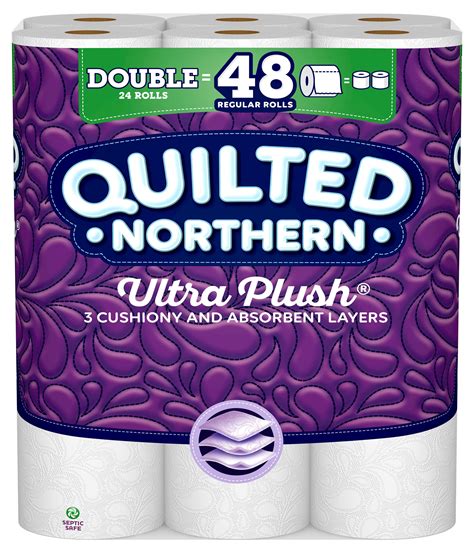 quilted northern ultra plush toilet paper  double rolls walmartcom