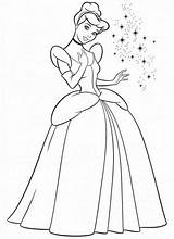 Cenicienta Cinderela Coloring Princesas Princesa Dibujosparacolorear Faciles sketch template