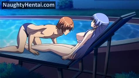 hentai porn swimming pool outside sex naughty hentai video