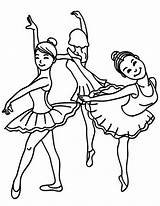 Coloring Dance Ballet Pages Class Girls Dancing Friends Ballerina Drawing People Learning Color Template Print Young Sketch Kids Bear Female sketch template