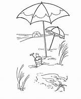 Coloring Summer Pages Beach Kids Printable Umbrella Sheets Color Preschool Clipart Ipad Gif Scenes Library Things Fun Popular Bluebonkers Activities sketch template
