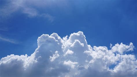 wallpaper  blue sky clouds dual wide  hd background
