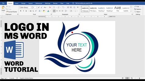 microsoft word logo design tutorial