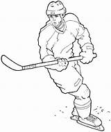 Hockey Coloring Pages Player Nhl Drawing Sports Printable Color Colouring Print Sheets Colorier Kids Qui Getcolorings Players Amazing Google Ice sketch template