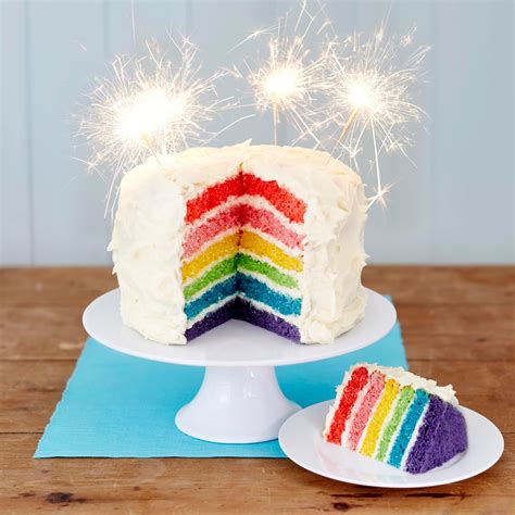 gluten  rainbow cake birthday party special