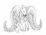 Wolf Angel Christmas Drawing Deviantart Getdrawings sketch template