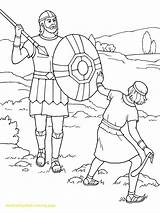 Goliath David Coloring Pages Printable Choose Board Kids Bible sketch template