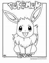 Coloring Pikachu Eevee Woo Bricolage Dibujos Sylveon Dessins Peinture Woojr sketch template
