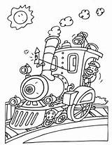 Trein Coloring Trains Kleurplaten Kleurplaat Kids Pages Kleuren Fun Boek Bladzijden Zo sketch template