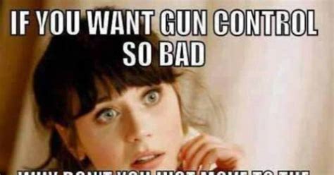 brutal meme tells anti gun liberals where they can go