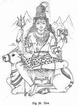Shiva Lord Hindu Coloring Gods Indian Drawings Pages Outline Painting Paintings Parvati Drawing God Goddesses Sketches Book Line Mural Traditional sketch template