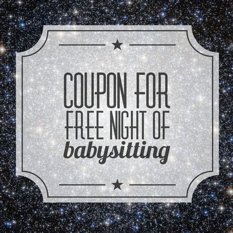 printable babysitting coupon printable world holiday