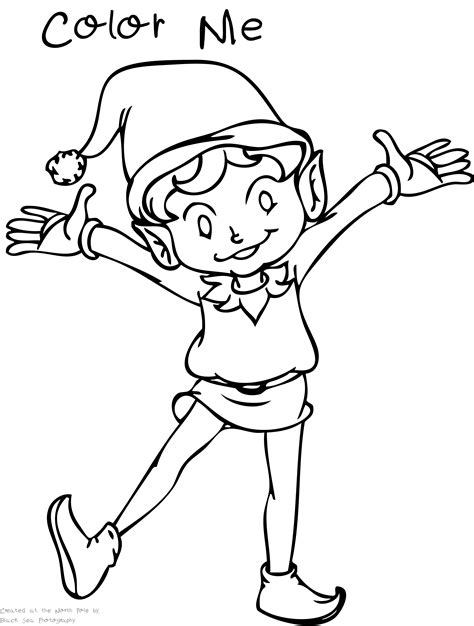 elf   shelf coloring pages  print coloring home