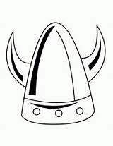 Printable Pages Colouring Helmets Viking Coloring Vikings sketch template