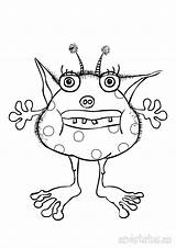 Monster Coloring Pages Monsters Printable Color Cute Kids Print Colouring Inc Cartoon Sheets Printables Drawing Frog Gila Line Z31 Face sketch template