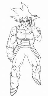 Bardock Dragon Ball Coloring Pages Color Printable Template Print Getcolorings sketch template