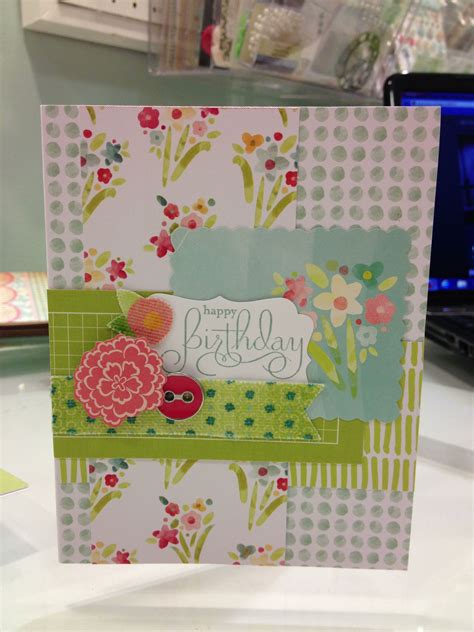handmade feminine happy birthday card card craft card making cards