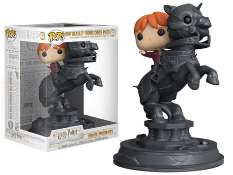 Funko Movie Moments Pop Ron Weasley Riding Chess Piece