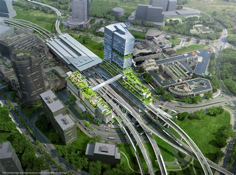 singapore jurong east integrated transport hub  aedasr construction  asia