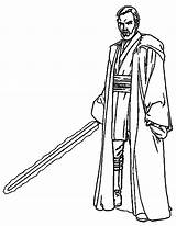 Obi Wan Coloring Wars Pages Star Kenobi Clone Color Gif 1228 1583 Maul Darth Getcolorings Sheets Rey Kolorowanka Starwars Choose sketch template
