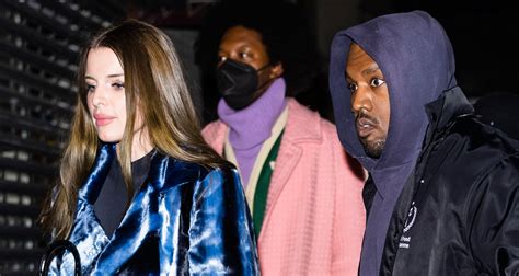 kanye west and rumored new girlfriend julia fox enjoy night out in nyc