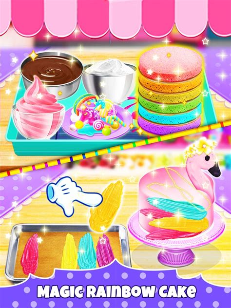 unicorn chef baking games app  iphone   unicorn chef