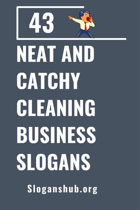 neat  catchy cleaning business slogans cleaning business