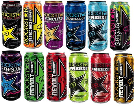 dosen rockstar energy drink probierset verschiedene sorten
