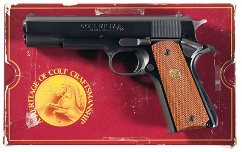 colt mkiv series  government model semi automatic pistol rock island auction