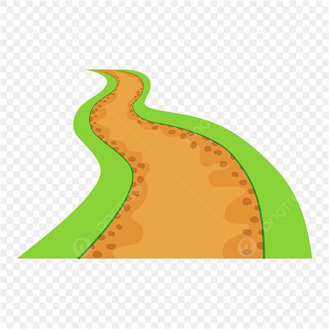 road path clipart transparent background yellow country road path clip