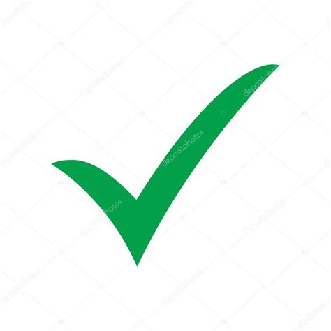 green check mark icon tick symbol tick icon vector illustration stock