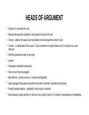 heads  argumentpptx heads  argument purpose   persuade