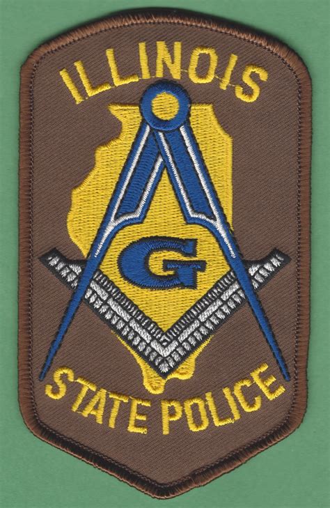 Illinois State Police Masonic Lodge Patch