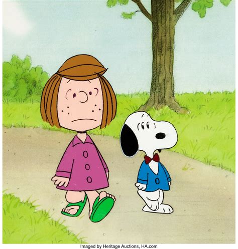 charlie brown and snoopy show peppermint patty and snoopy lot 97323