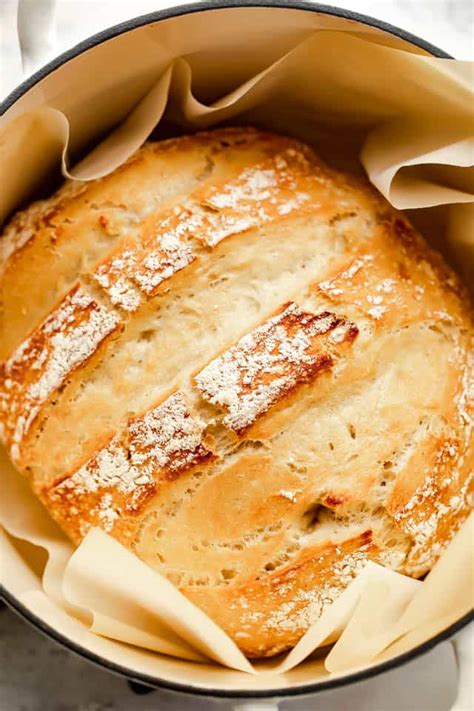 easy dutch oven bread recipe       knead bread