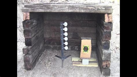 build  small backyard shooting range youtube