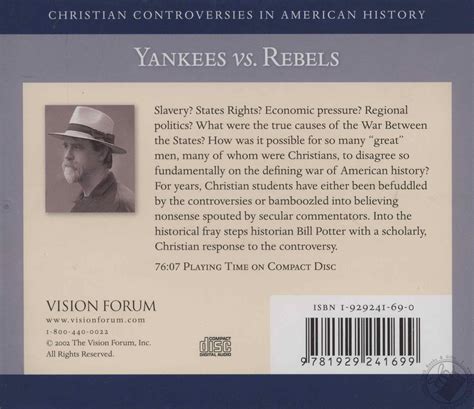 Christian Controversies In American History Yankees Vs Rebels