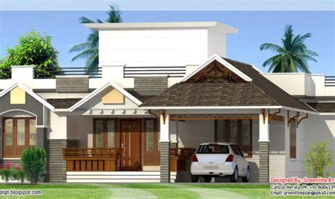 view  traditional kerala house elevation single floor