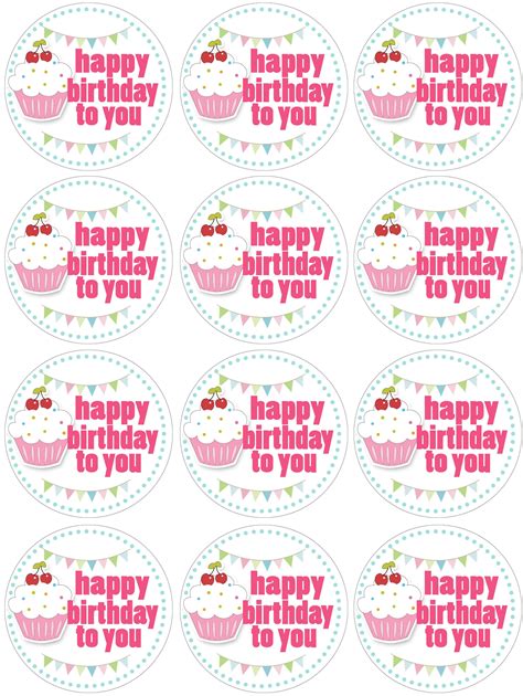 images  cupcake party printables  birthday cupcake
