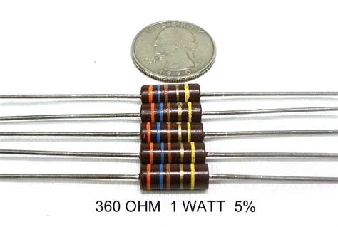 ohm  watt qty  allen bradley tube amp carbon resistors