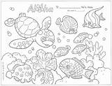 Coloring Honu Pages Yuko sketch template