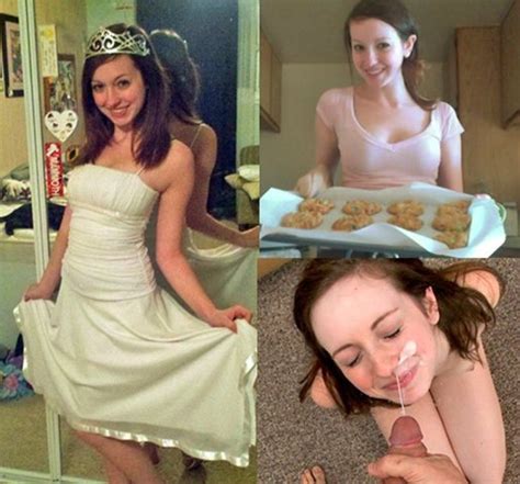 before and after a sexy cumshot facial good girl cookies before and after clothing tiara