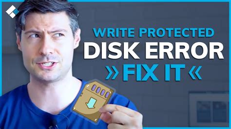 fix  disk  write protected error remove write protection youtube