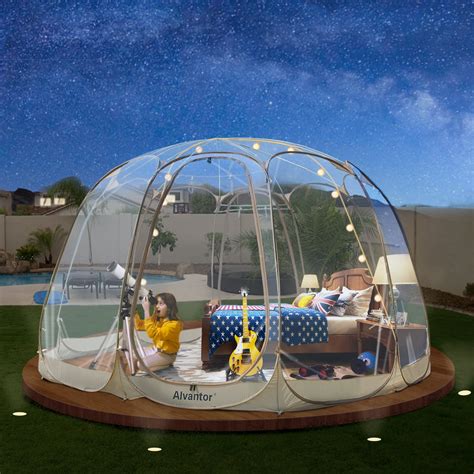 alvantor bubble tent pop  canopy family camping gazebo clear house