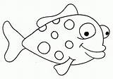 Fish Printable Cutouts Coloring Cut Kids Popular Template sketch template